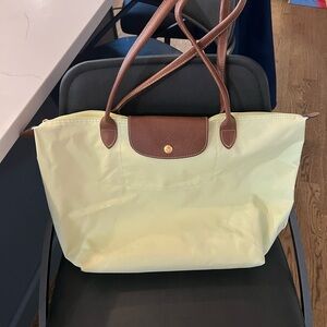 Yellow Large Longchamp Tote Bag